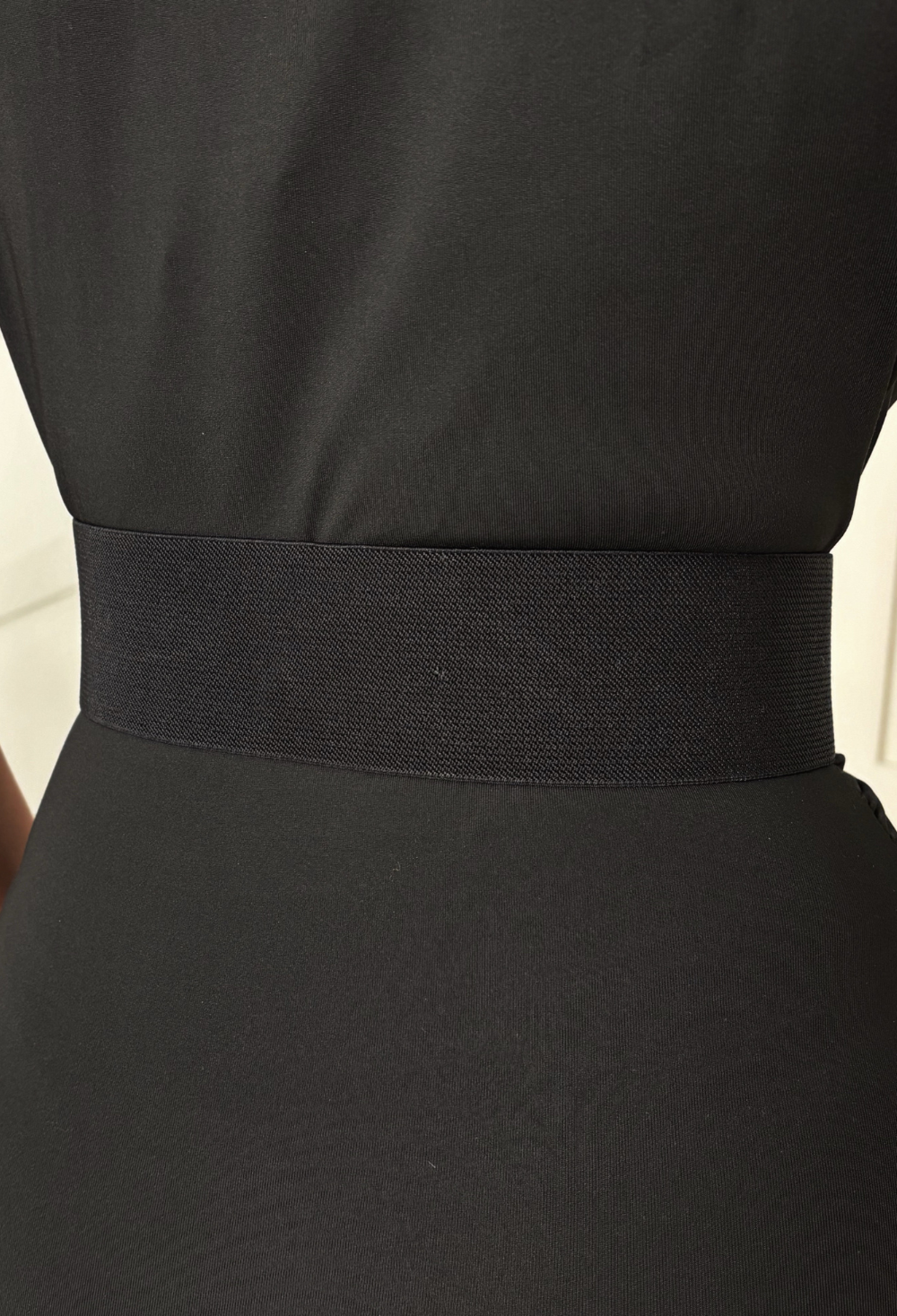 Hot Gossip Black Western Style Buckle Elasticated Belt