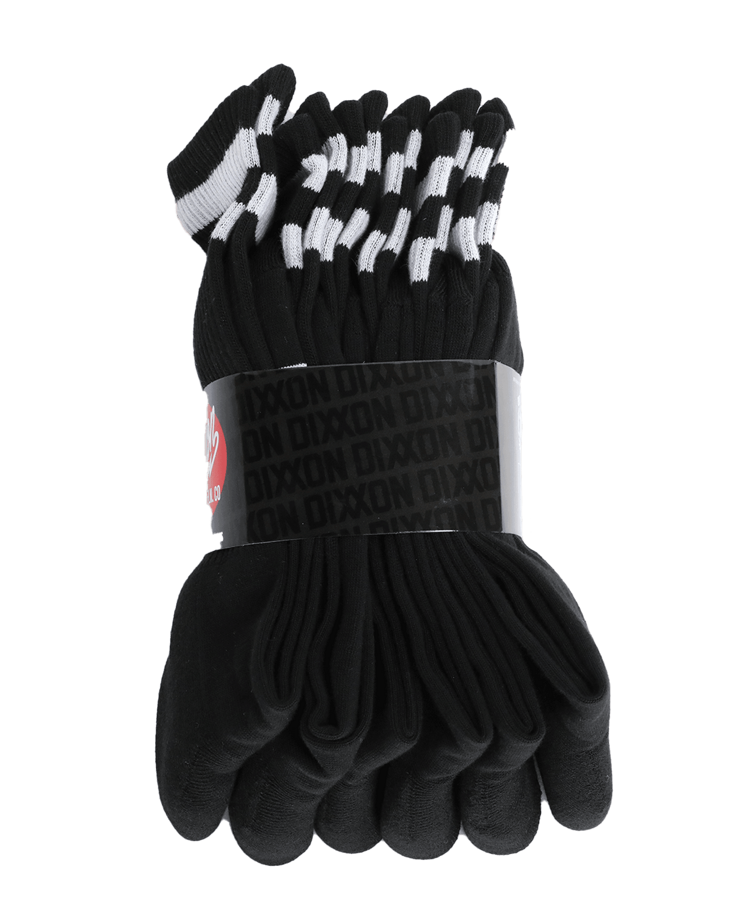 6pk Premium Crew Socks - Black