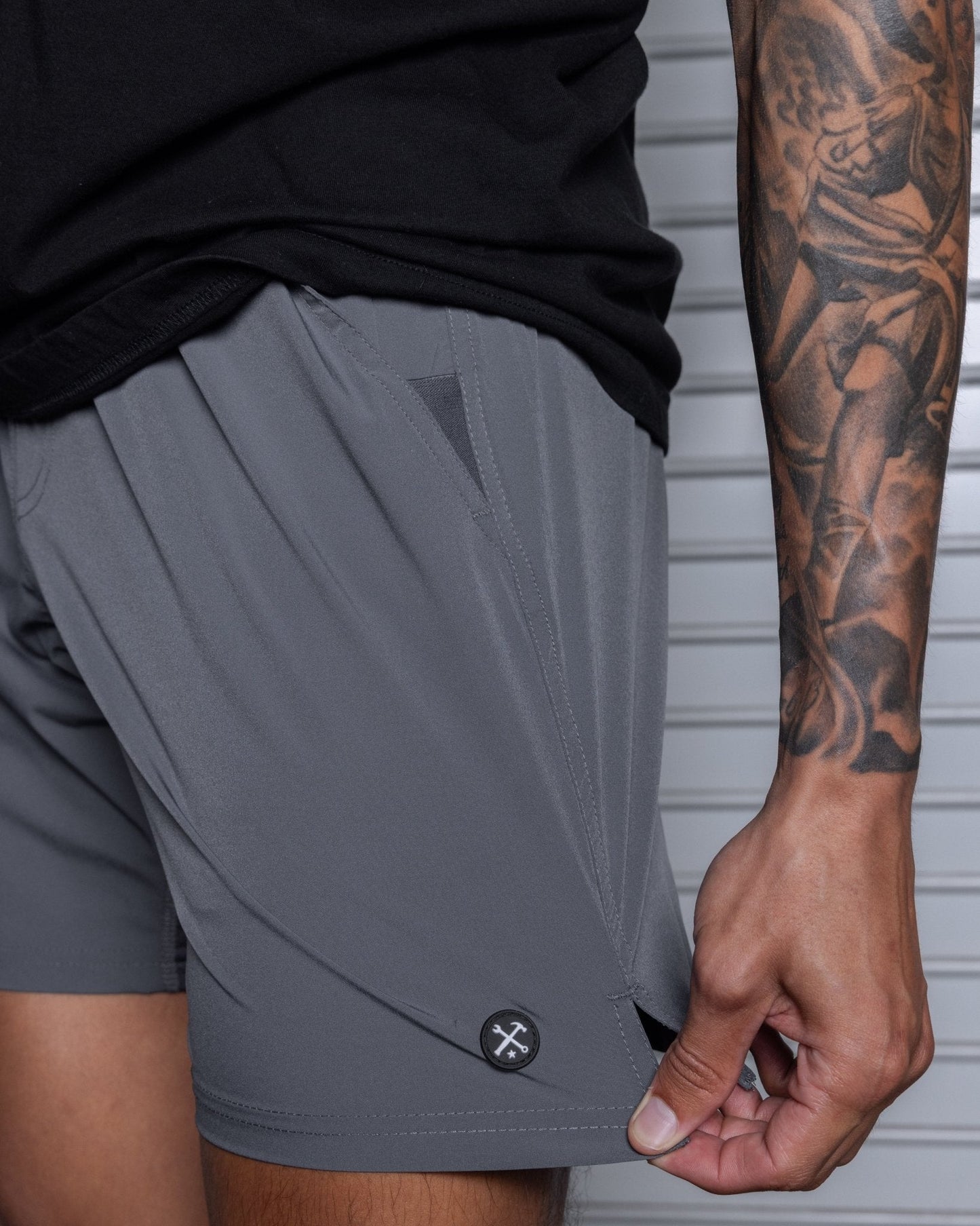 7" Gym Shorts - Charcoal
