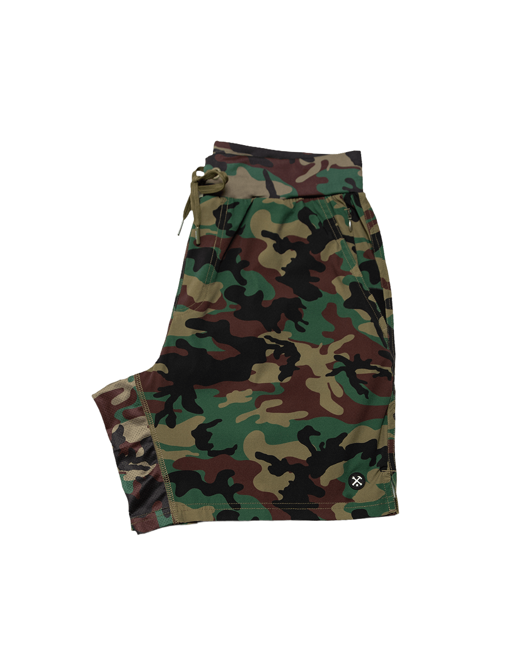 7" Gym Shorts - Green Camo