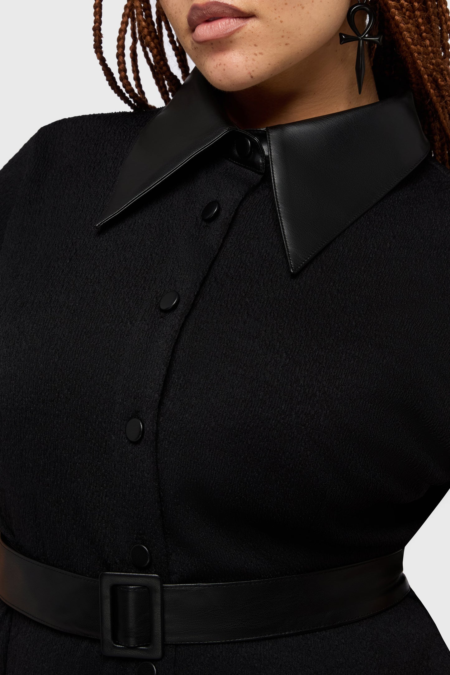 Kihilist Obsidienne Collar Dress