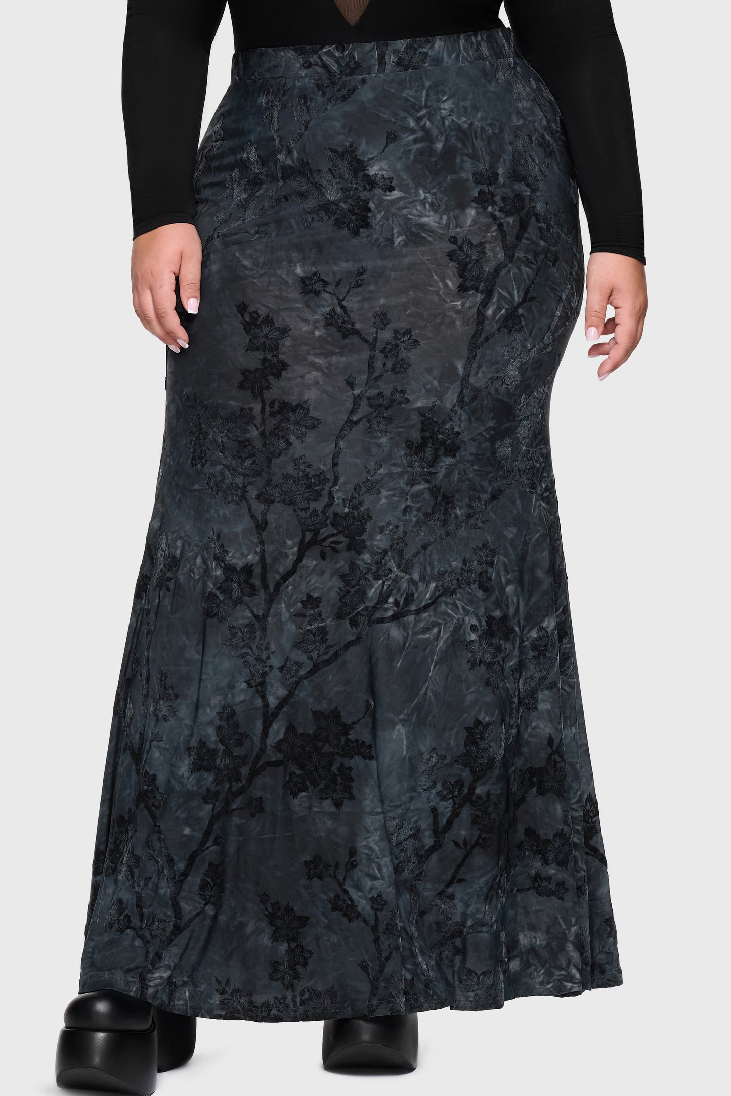 Midnight Vale Maxi Skirt