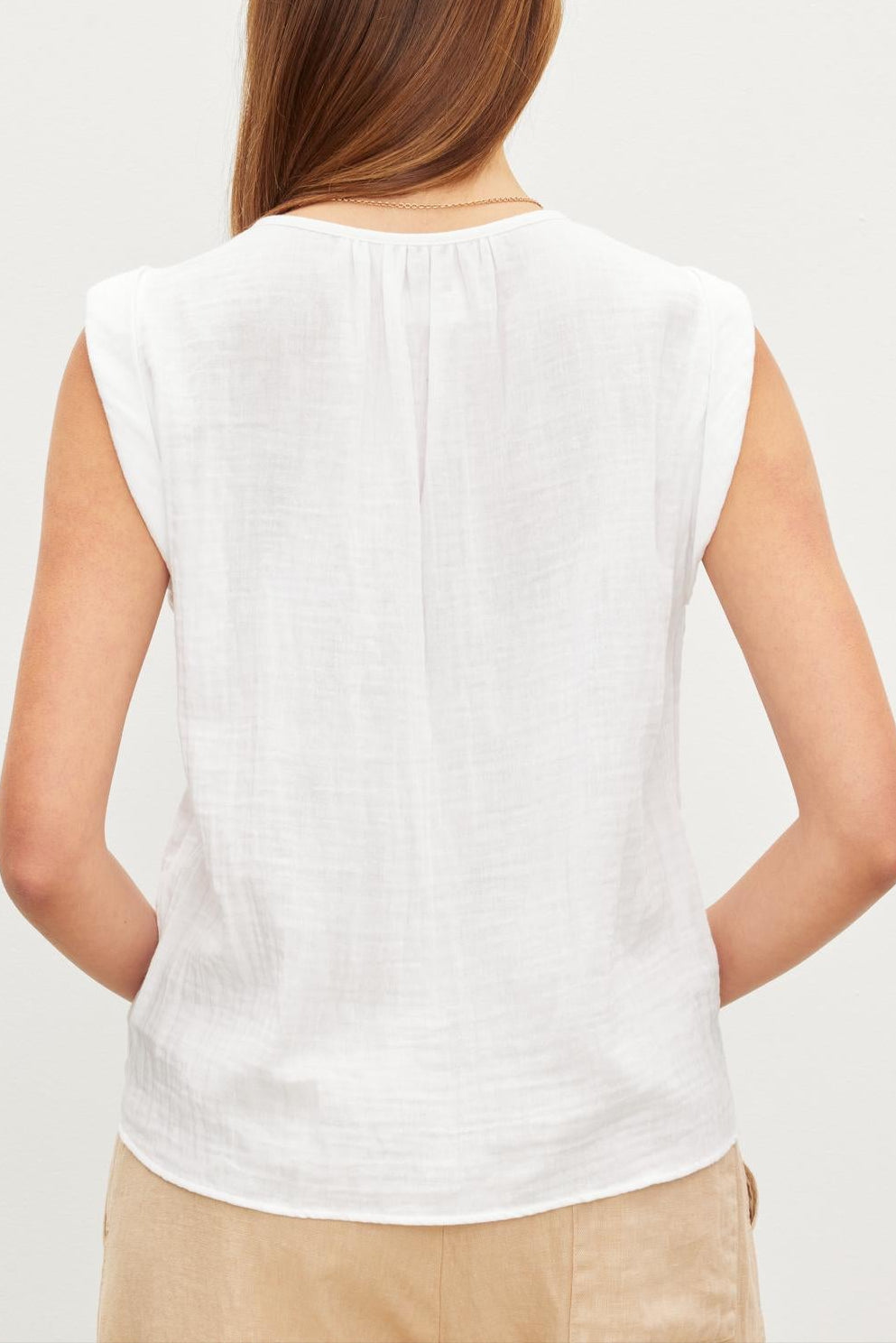 JAYLA COTTON GAUZE TANK TOP