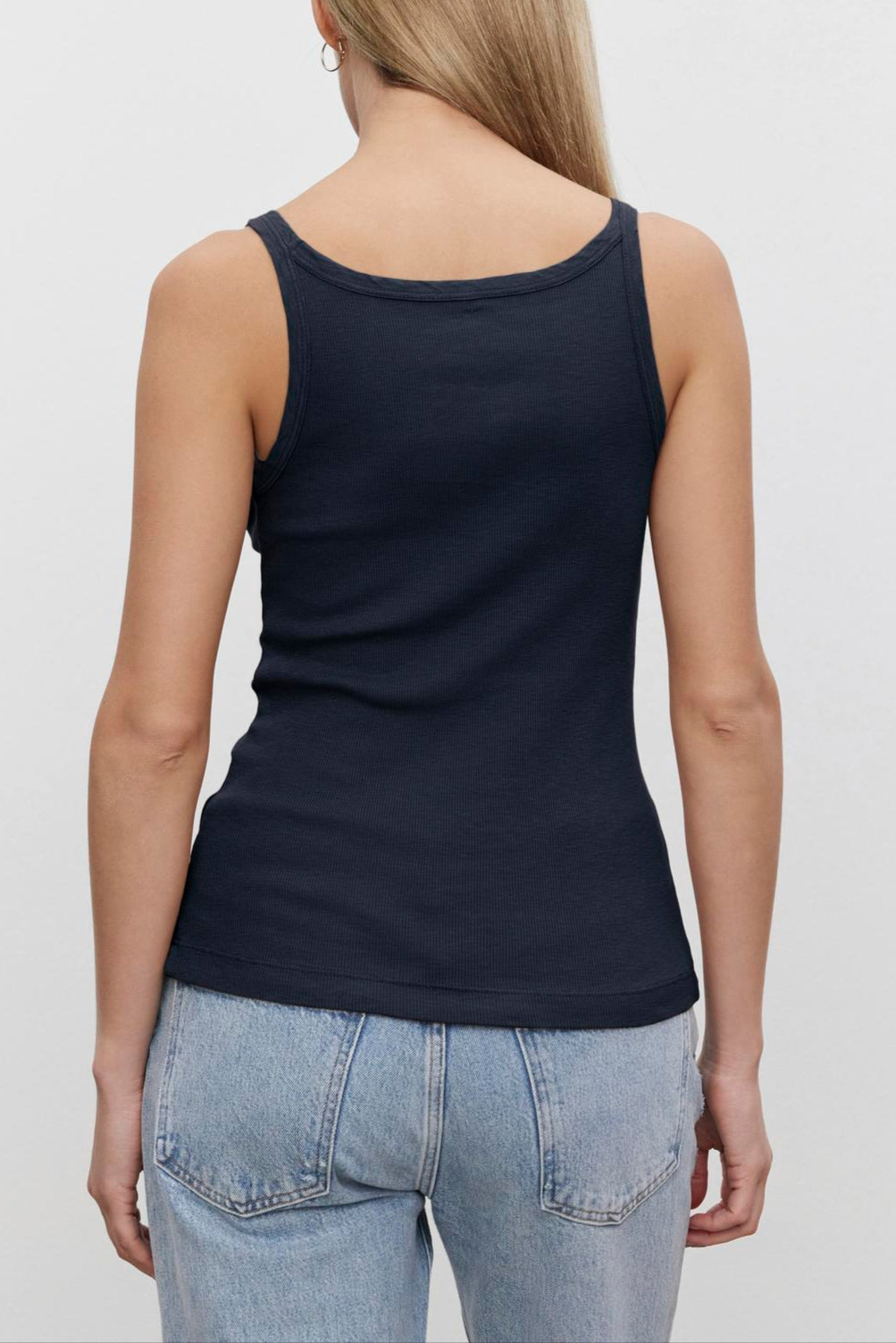 ALIZA RIBBED COTTON LAYERING TANK