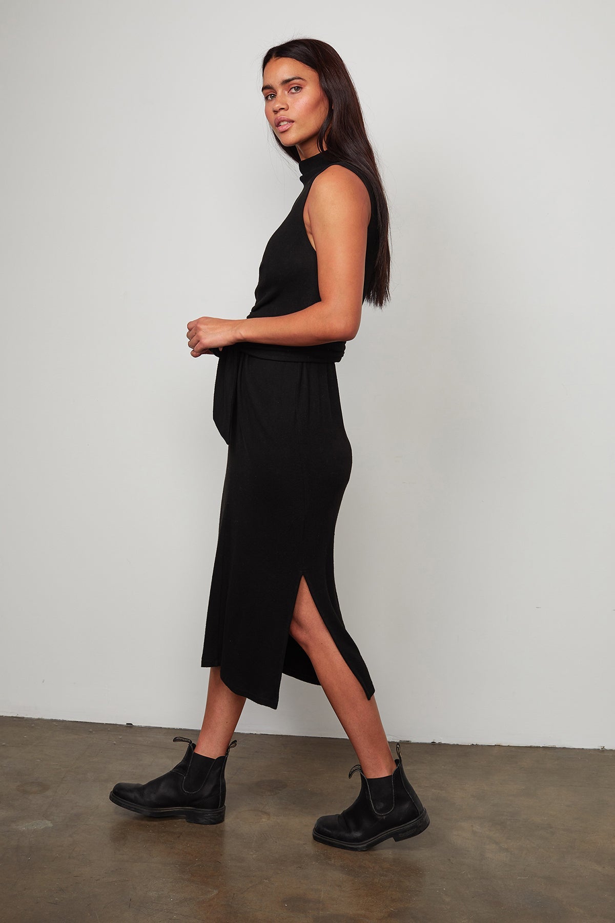 PENI MOCK NECK DRESS