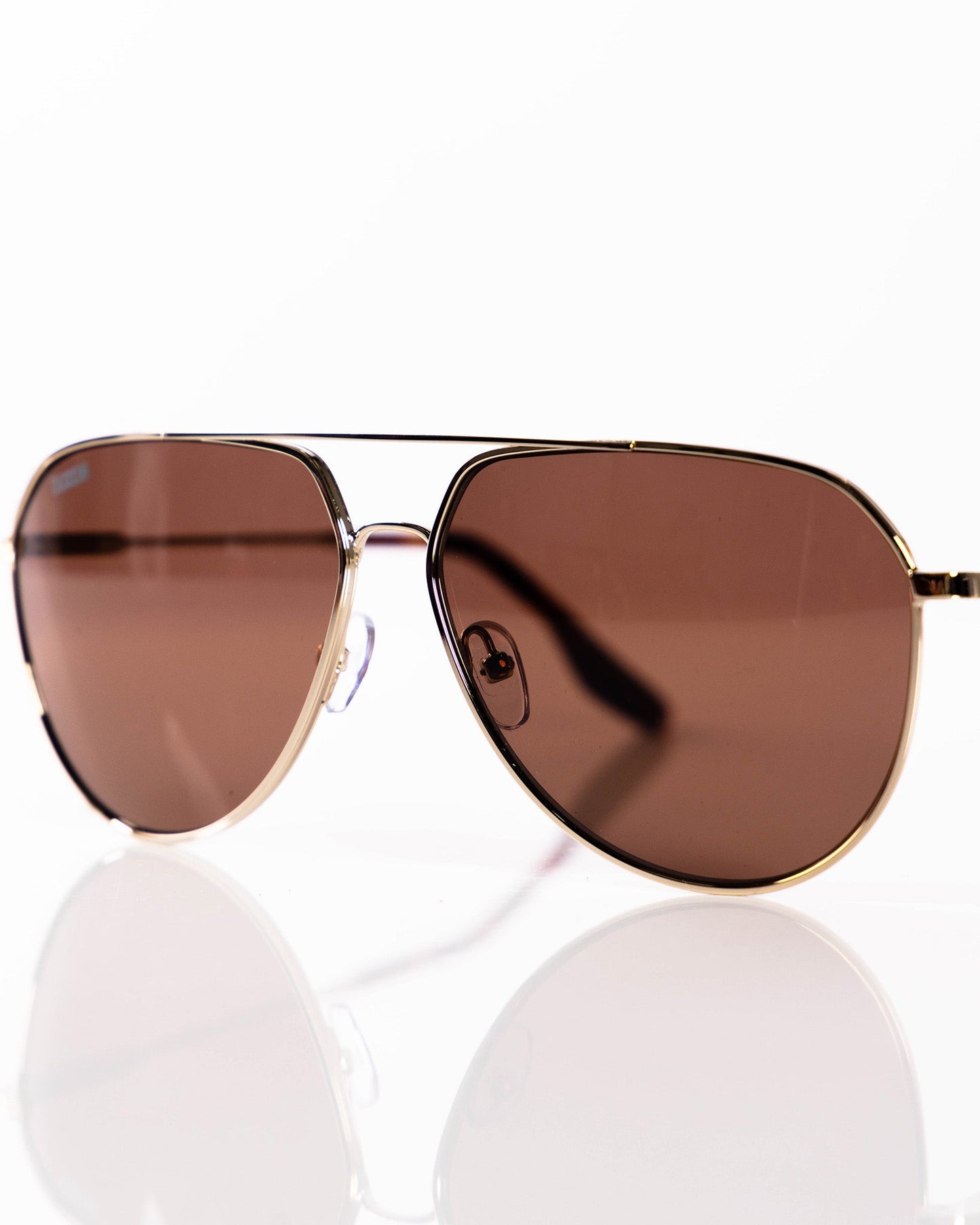Goose Sunglasses - Gloss Gold & Bronze
