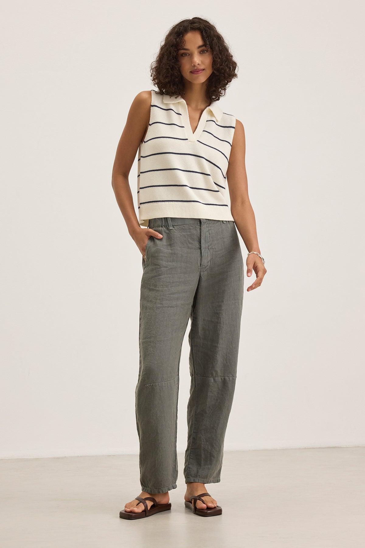 NAYLA COTTON CASHMERE SWEATER VEST