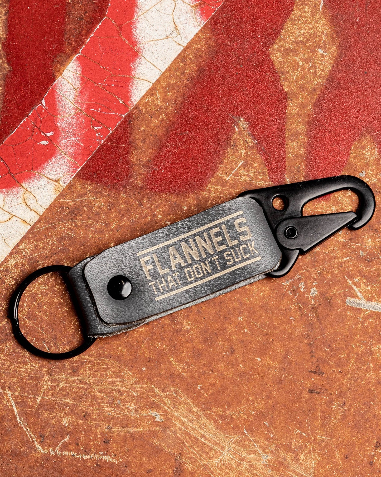 Leather Keychain Clip