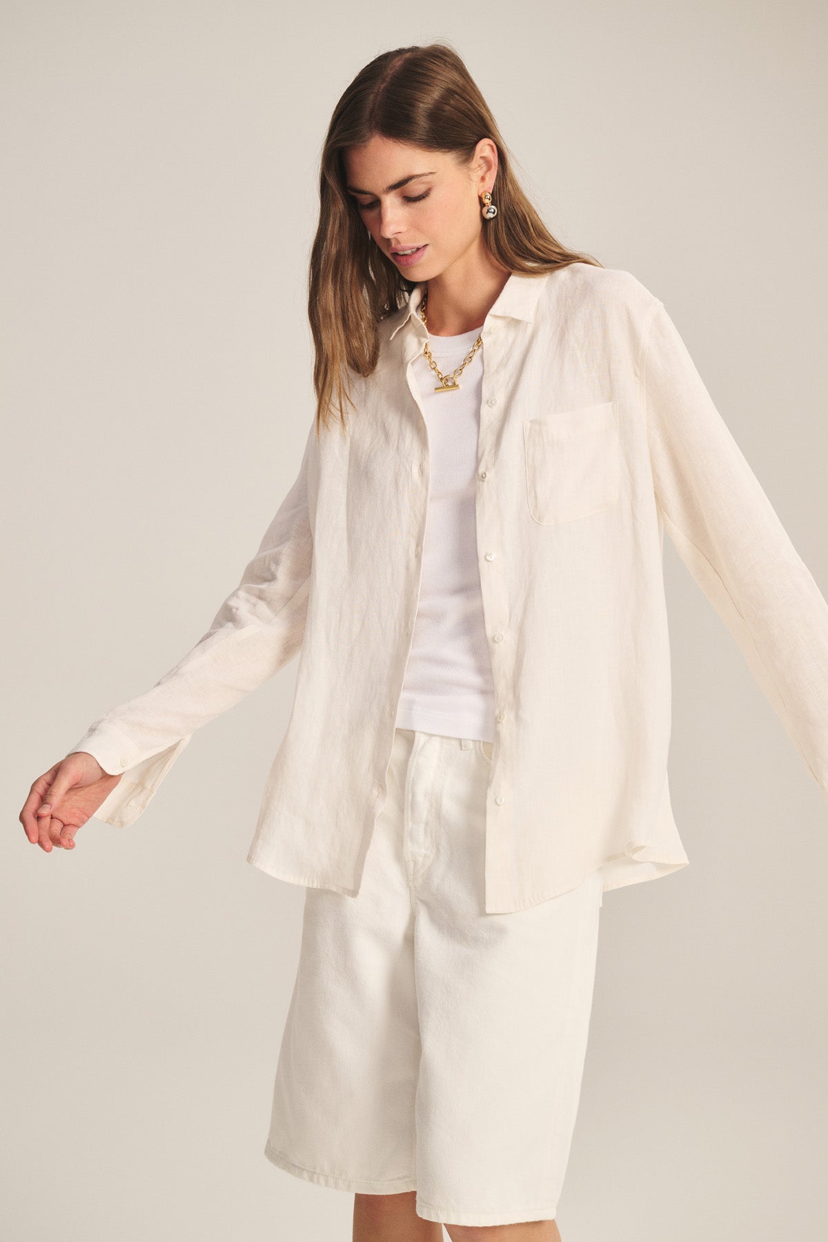 MULHOLLAND LINEN SHIRT