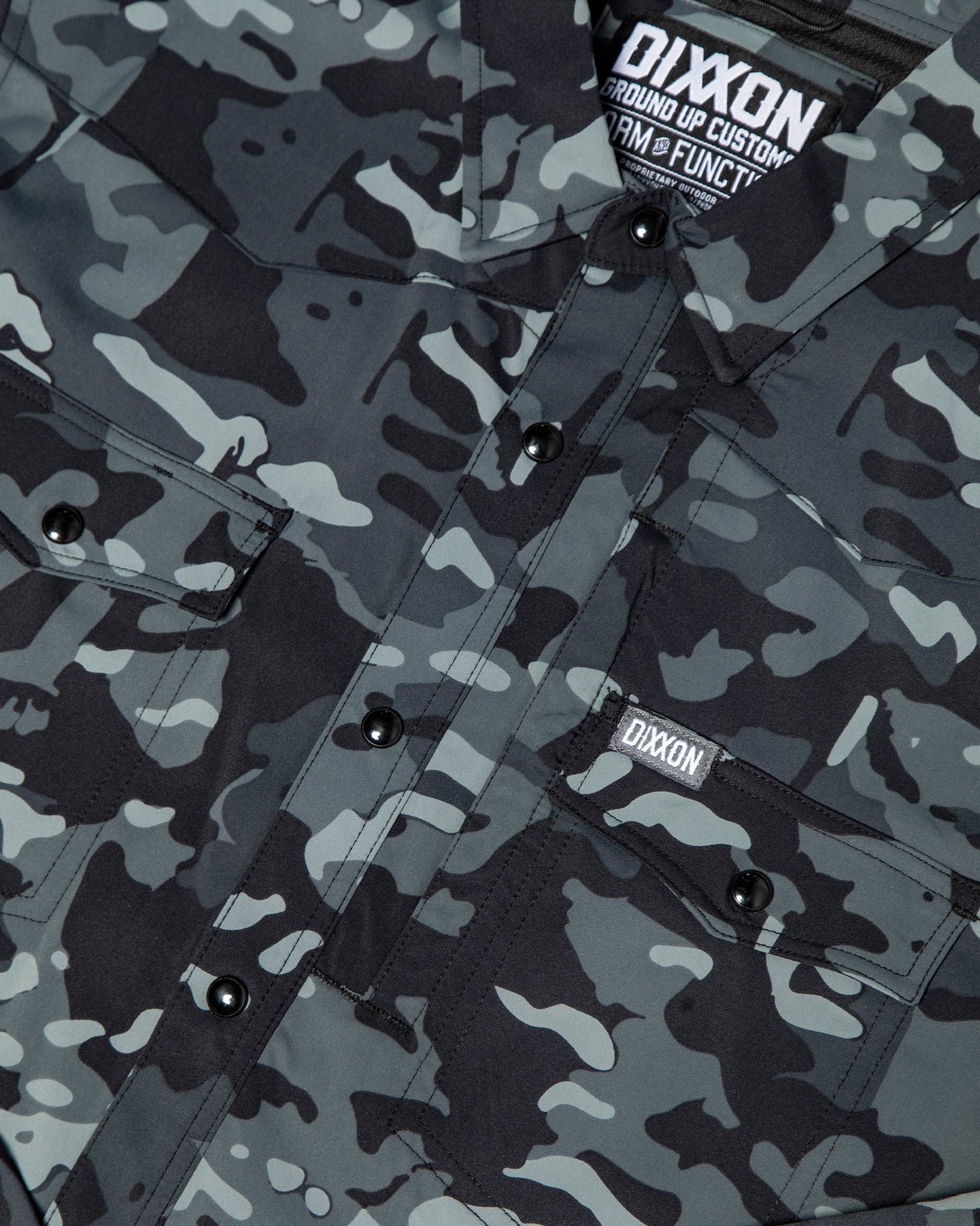 Outdoorsman Performance Long Sleeve - Black Camo