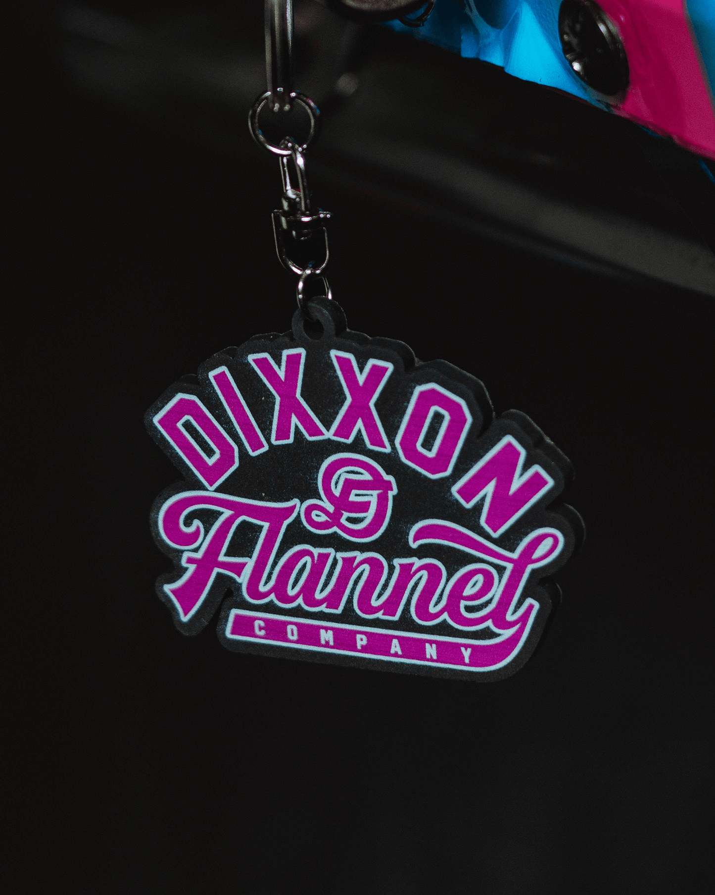 Pastime Keychain - Pink & Black