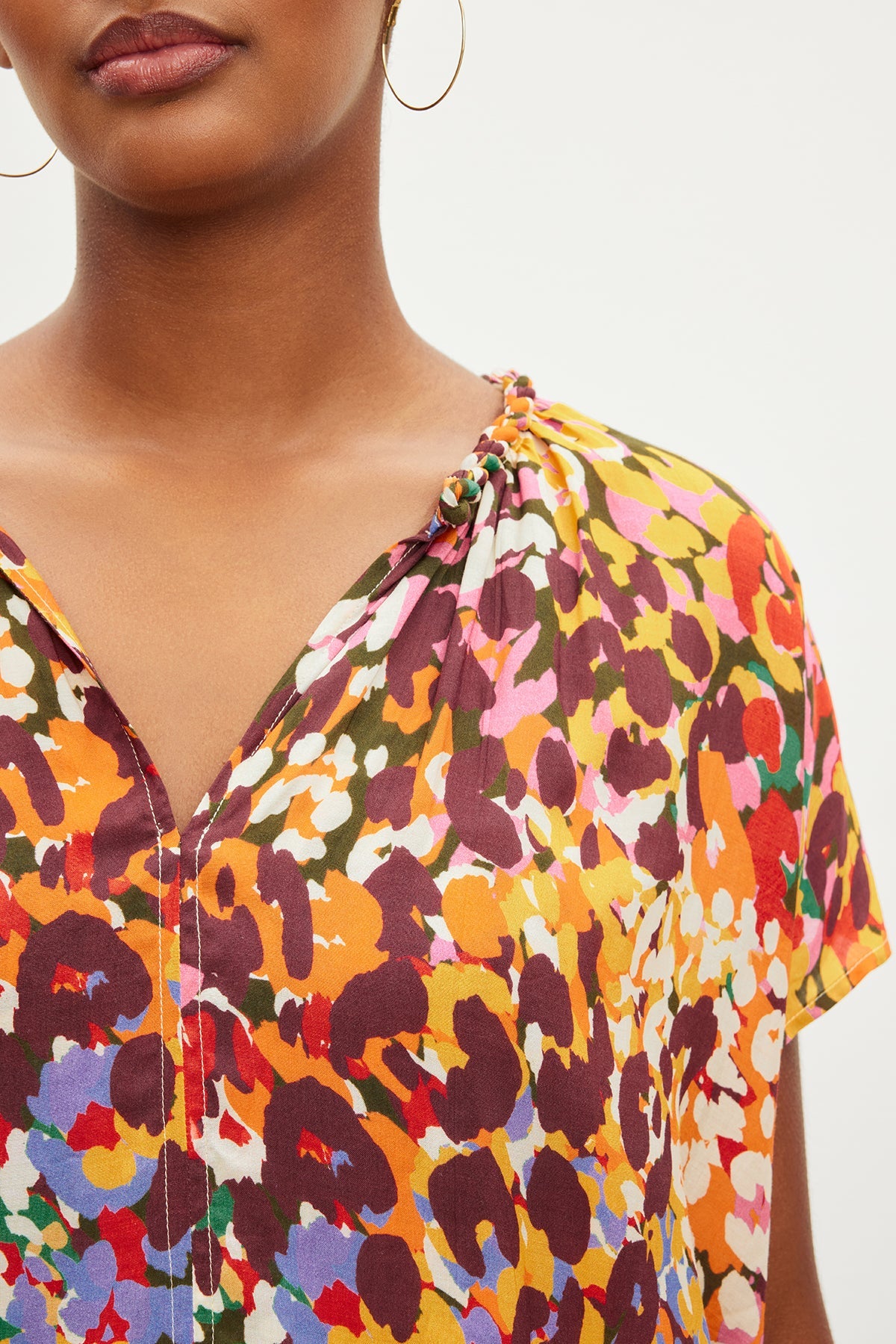 TRIXY PRINTED COCOON TOP