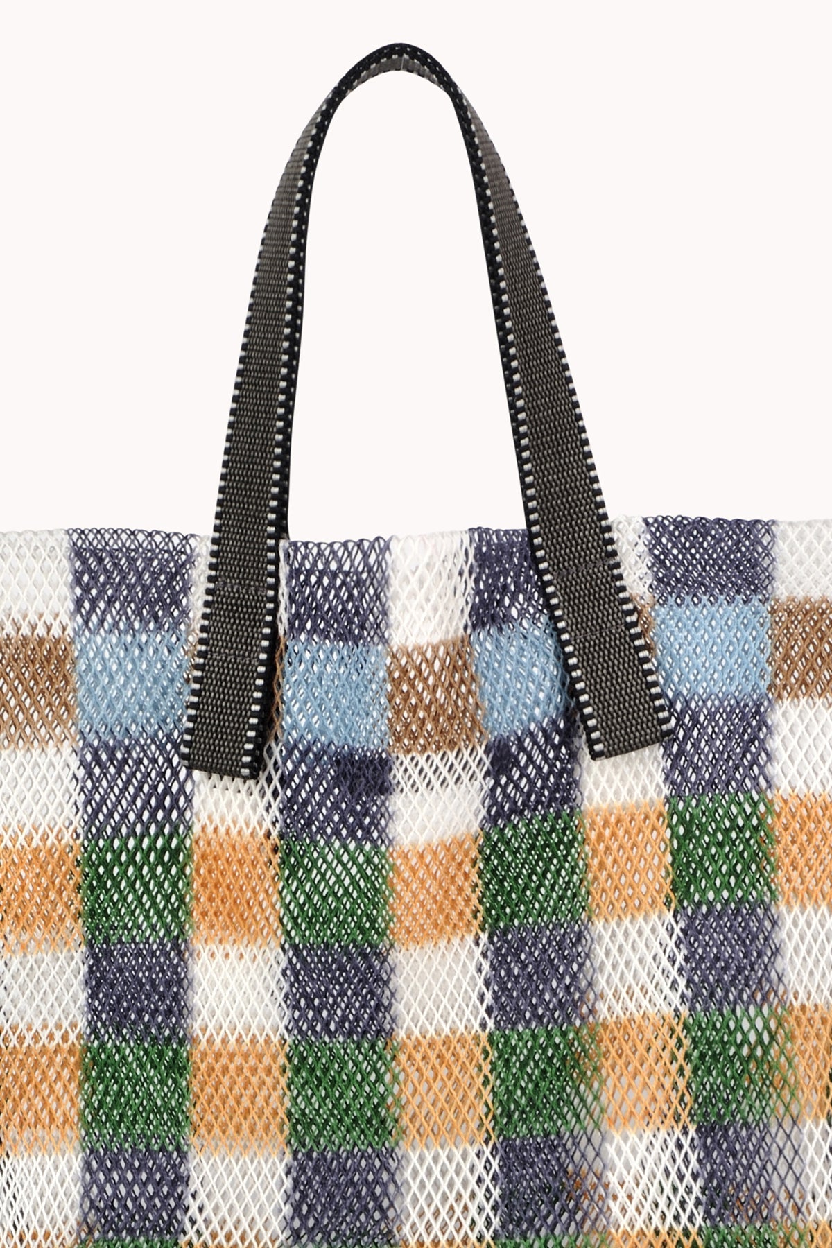 SMALL GINGHAM MESH TOTE BY EPICE