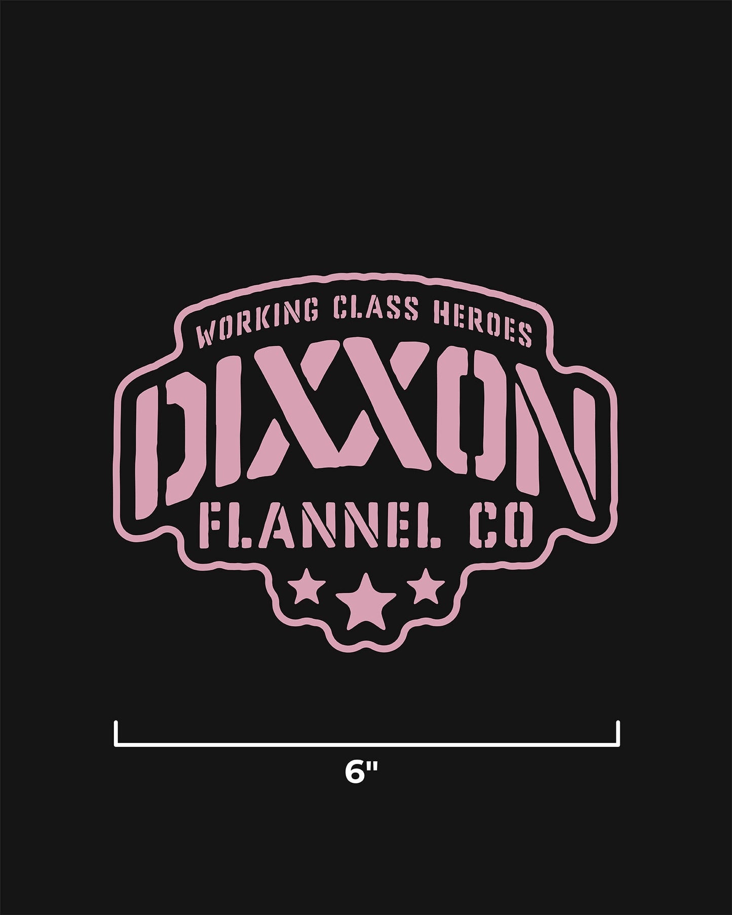 Stencil 6" Die Cut Sticker