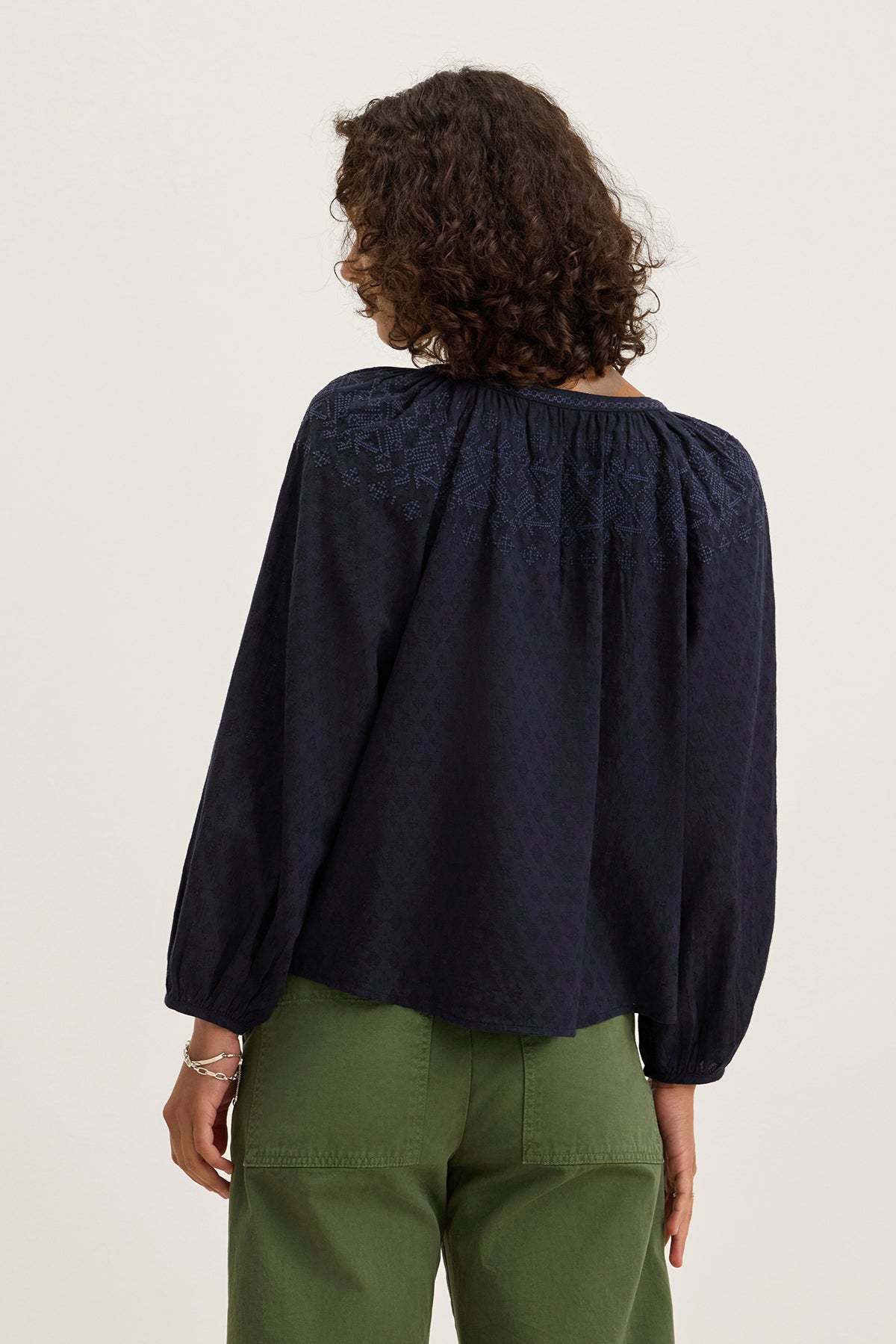 CARINA EMBROIDERED TOP