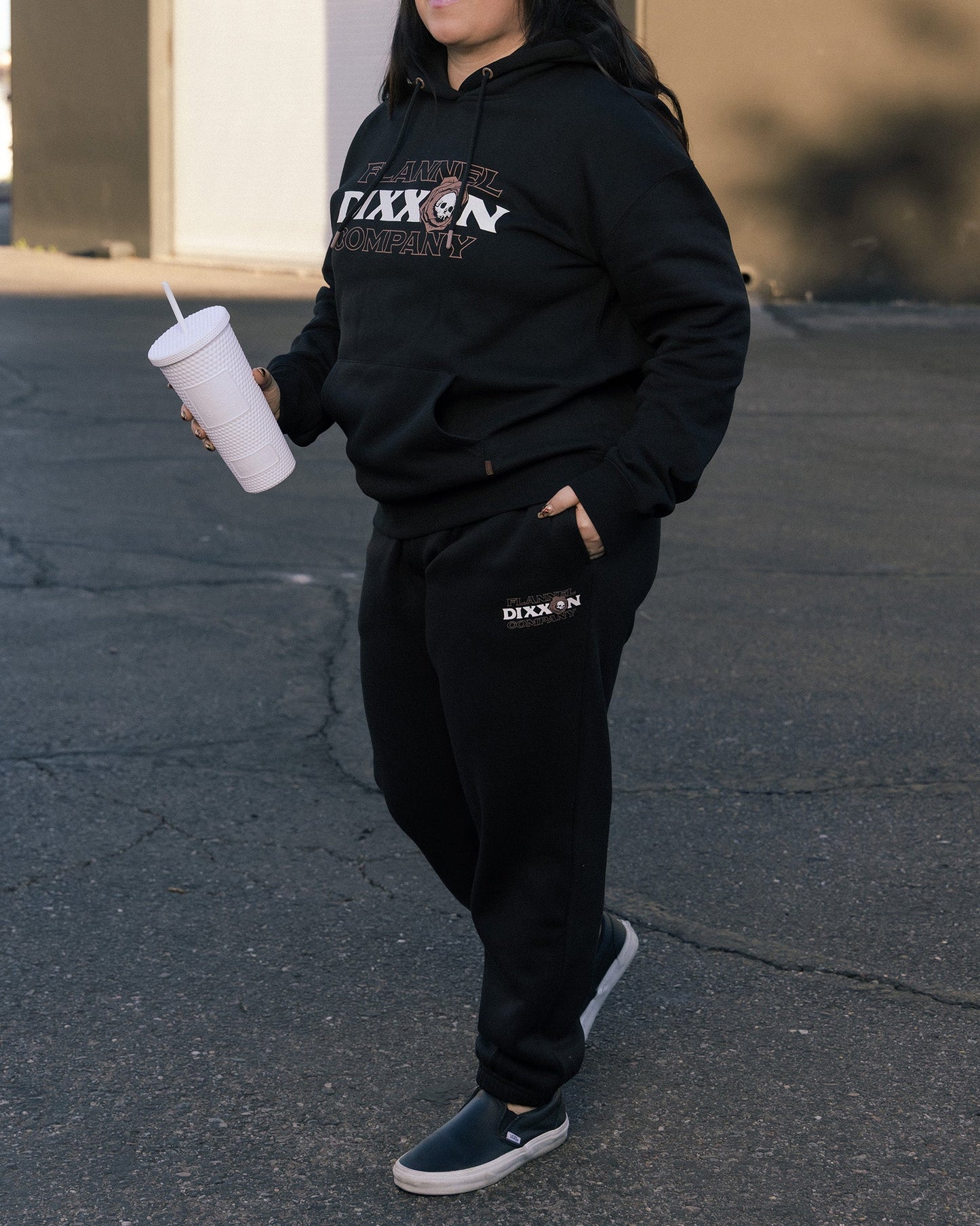 Women's Deadly Bloom Sweatpants - Black