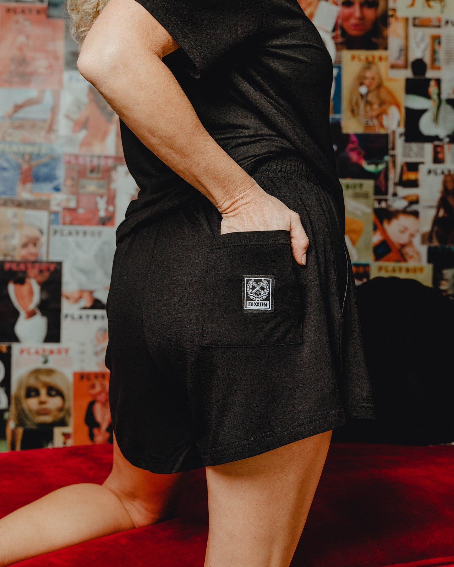 Women's Pajama Shorts - Black