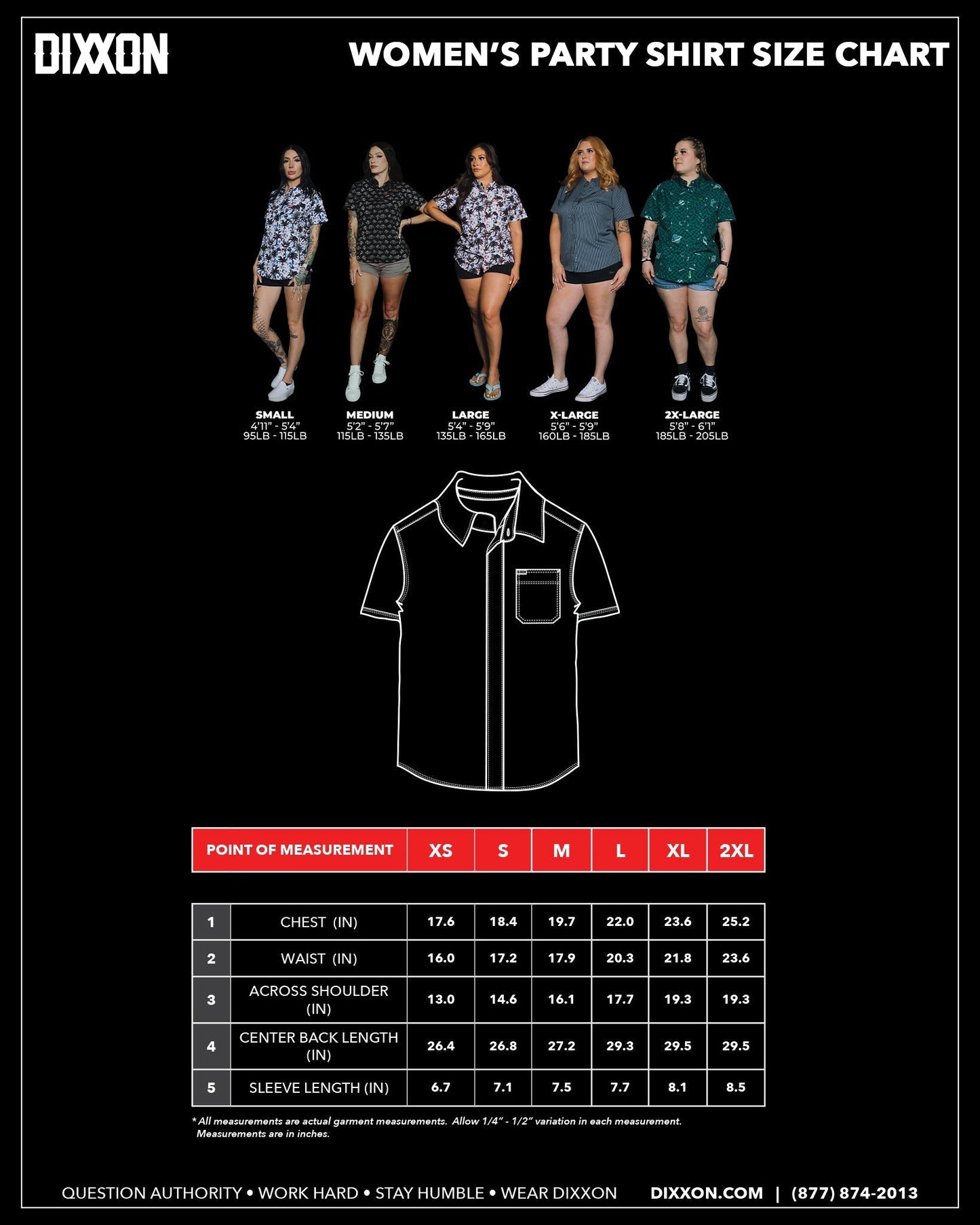 Women's Small Block Party Shirt