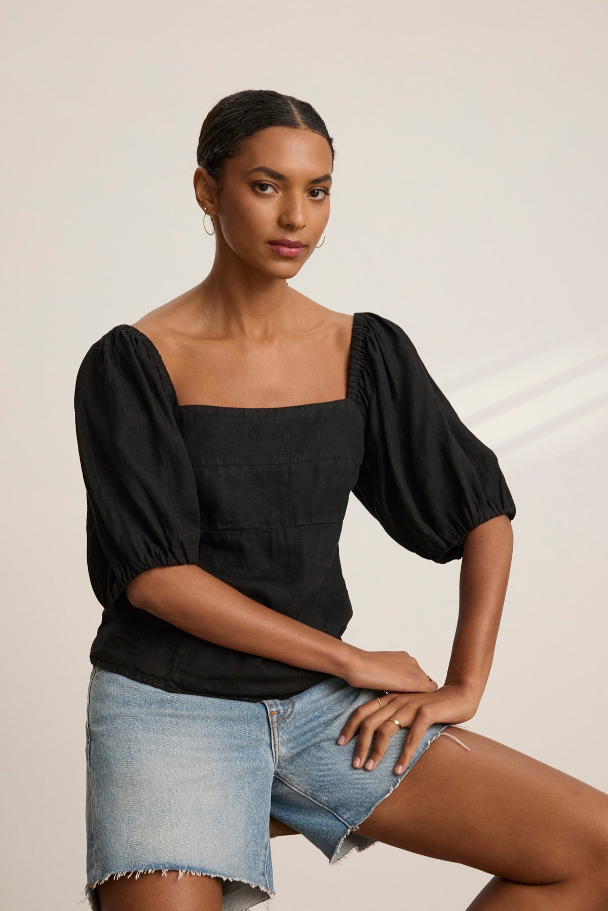 OLIVIA LINEN TOP
