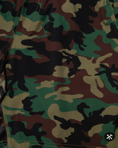 7" Gym Shorts - Green Camo