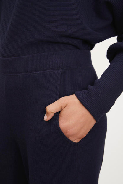 KACIE BRUSHED RIB PANT