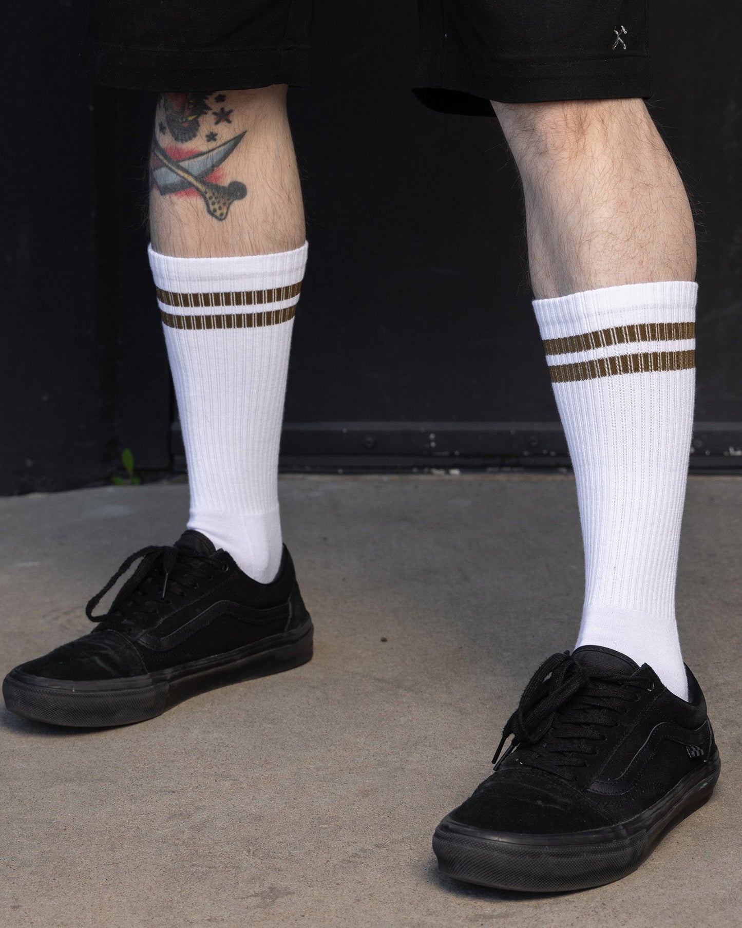 3pk Premium Crew Socks - White