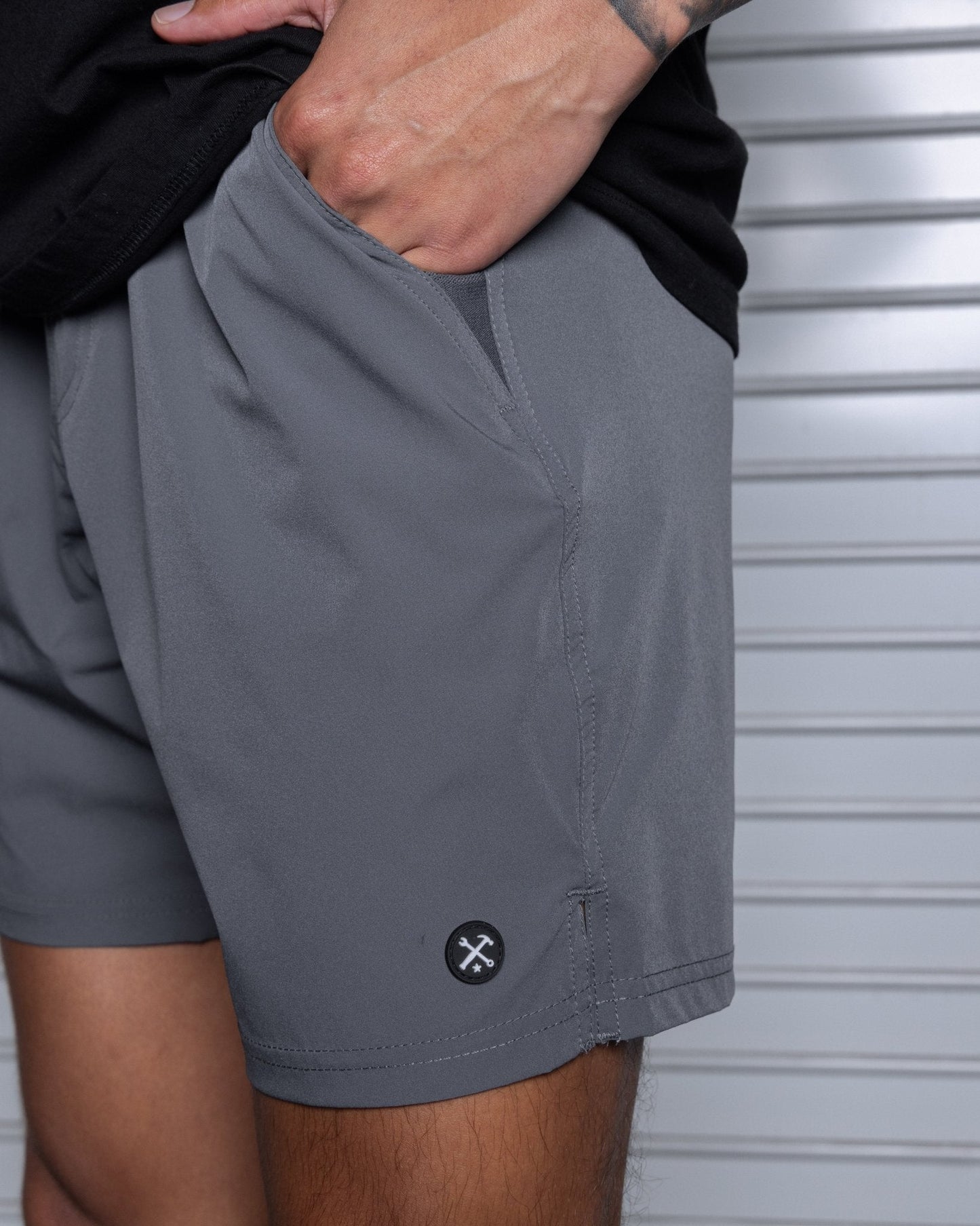 7" Gym Shorts - Charcoal