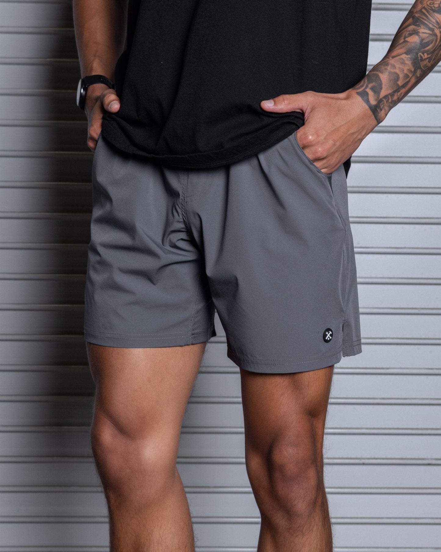 7" Gym Shorts - Charcoal