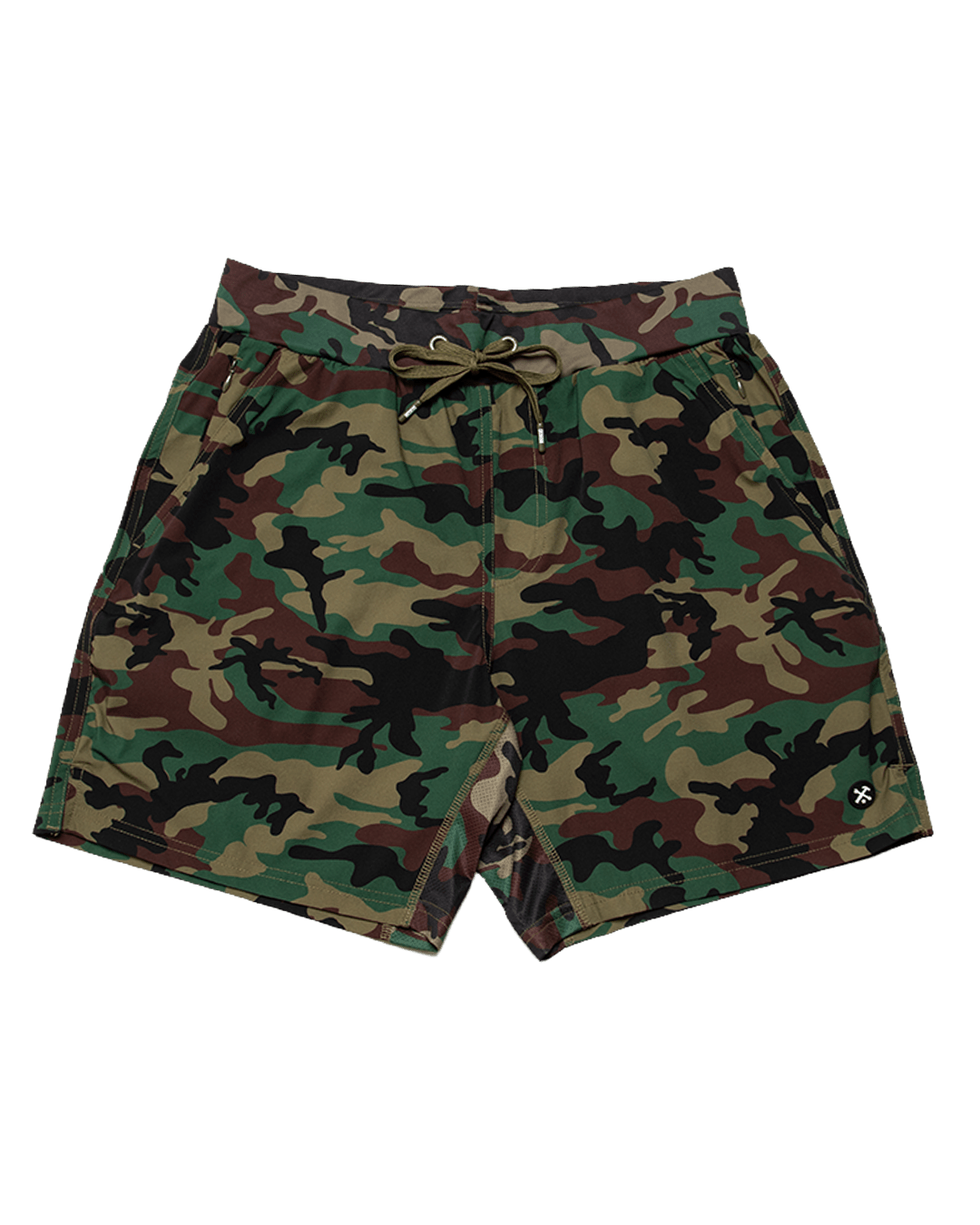 7" Gym Shorts - Green Camo