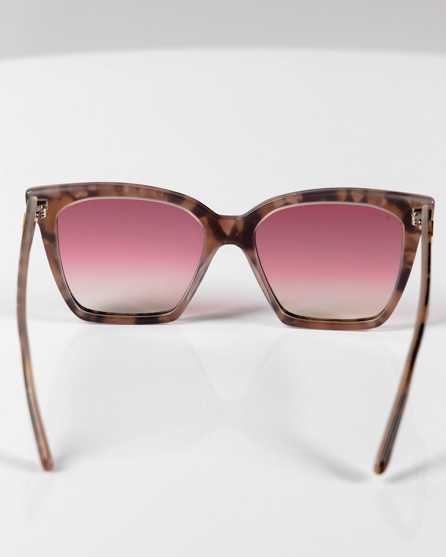 Luna Sunglasses - Mauve Tortoise & Pink Gradient