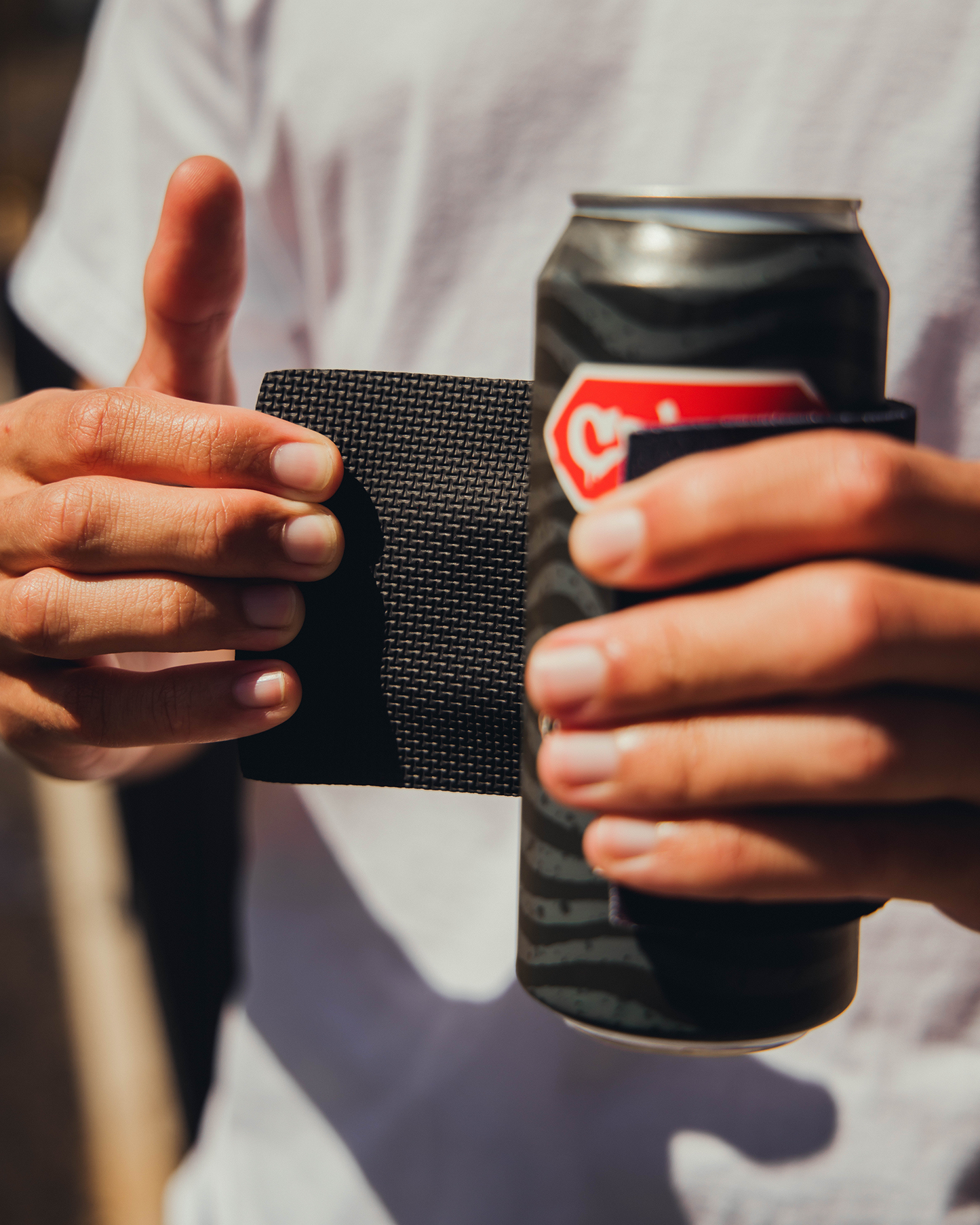 Live Free Quality Goods Snap Coozie Can Cooler
