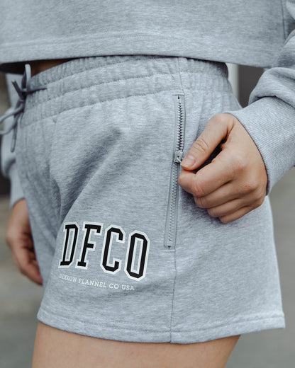 Women's DFCO Sweat Shorts - Heather Gray