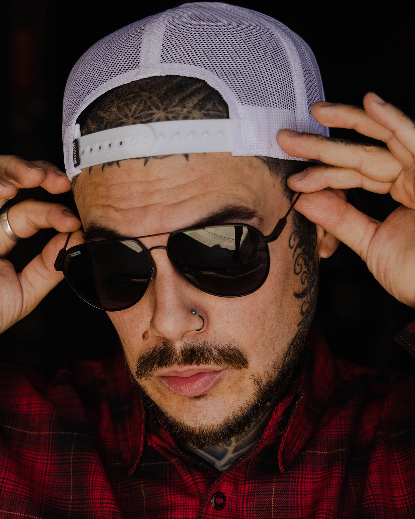 Goose Sunglasses - Brushed Black & Gray