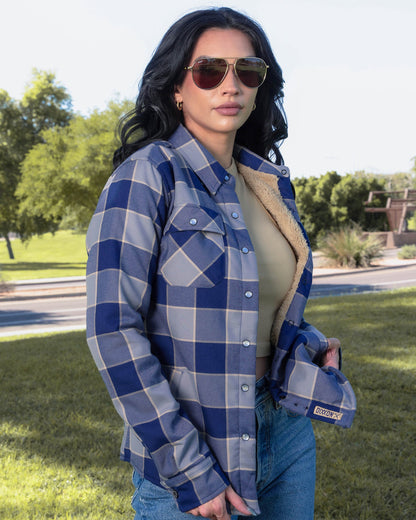 Women's Coronado Sherpa Lined Flannel Jacket