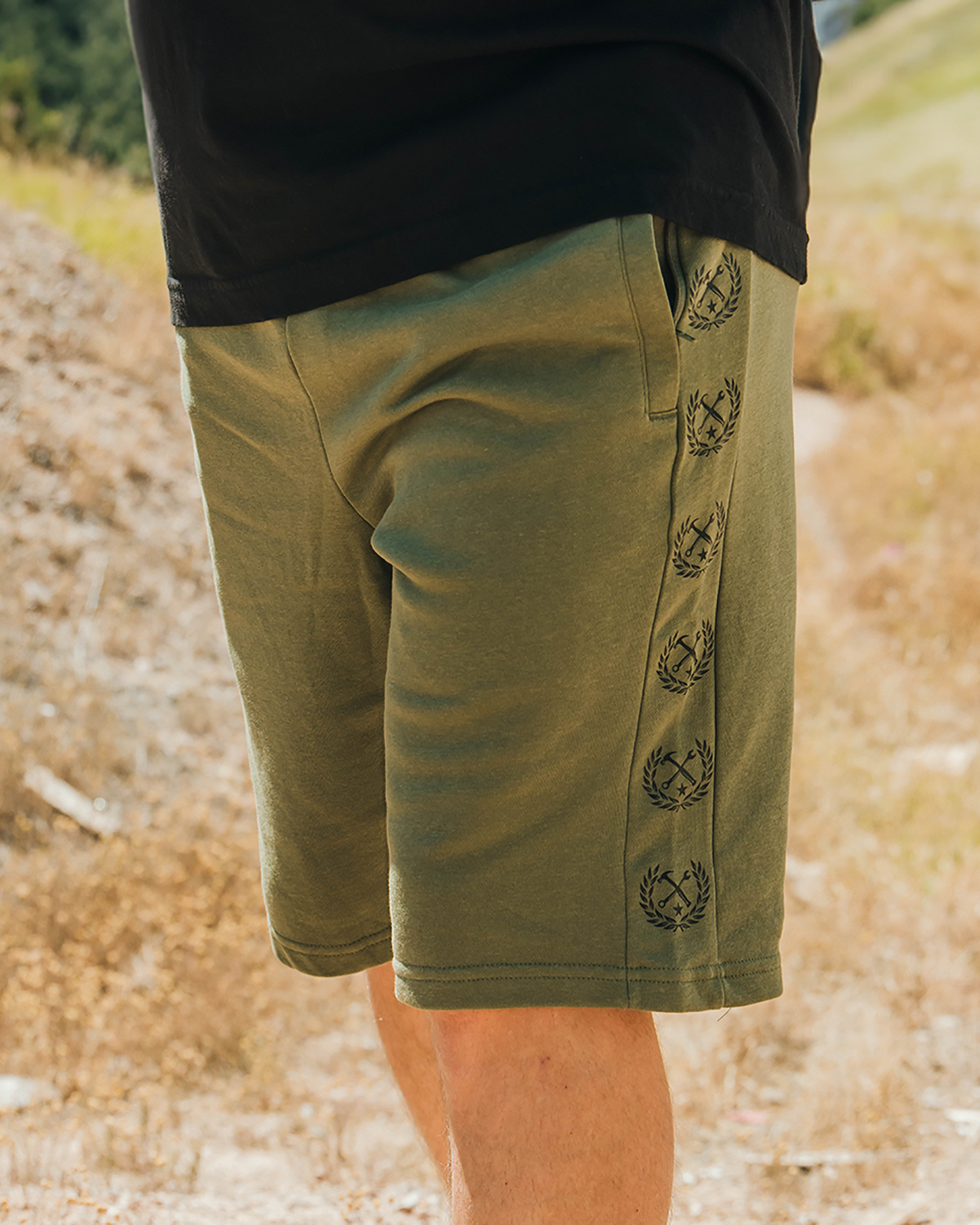 Track Shorts - O.D. Green