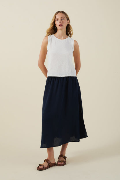 VIRGINIA LINEN SKIRT