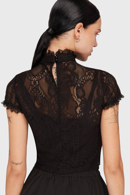 Ava Lace Crop Top