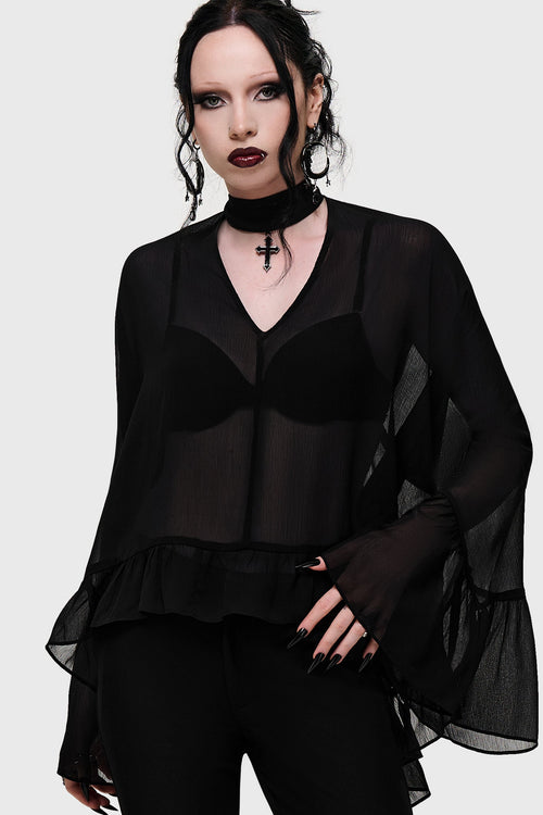 Cathedral Garden Chiffon Blouse