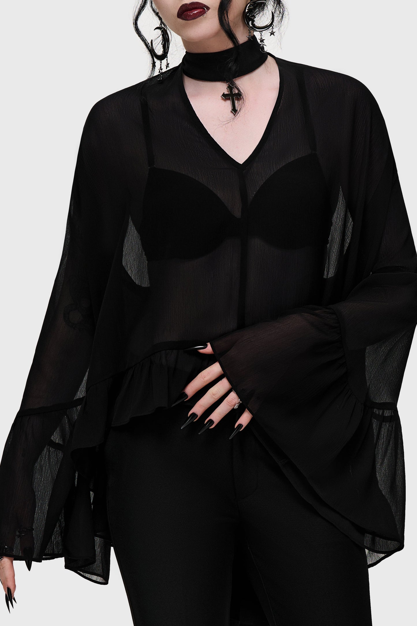 Cathedral Garden Chiffon Blouse