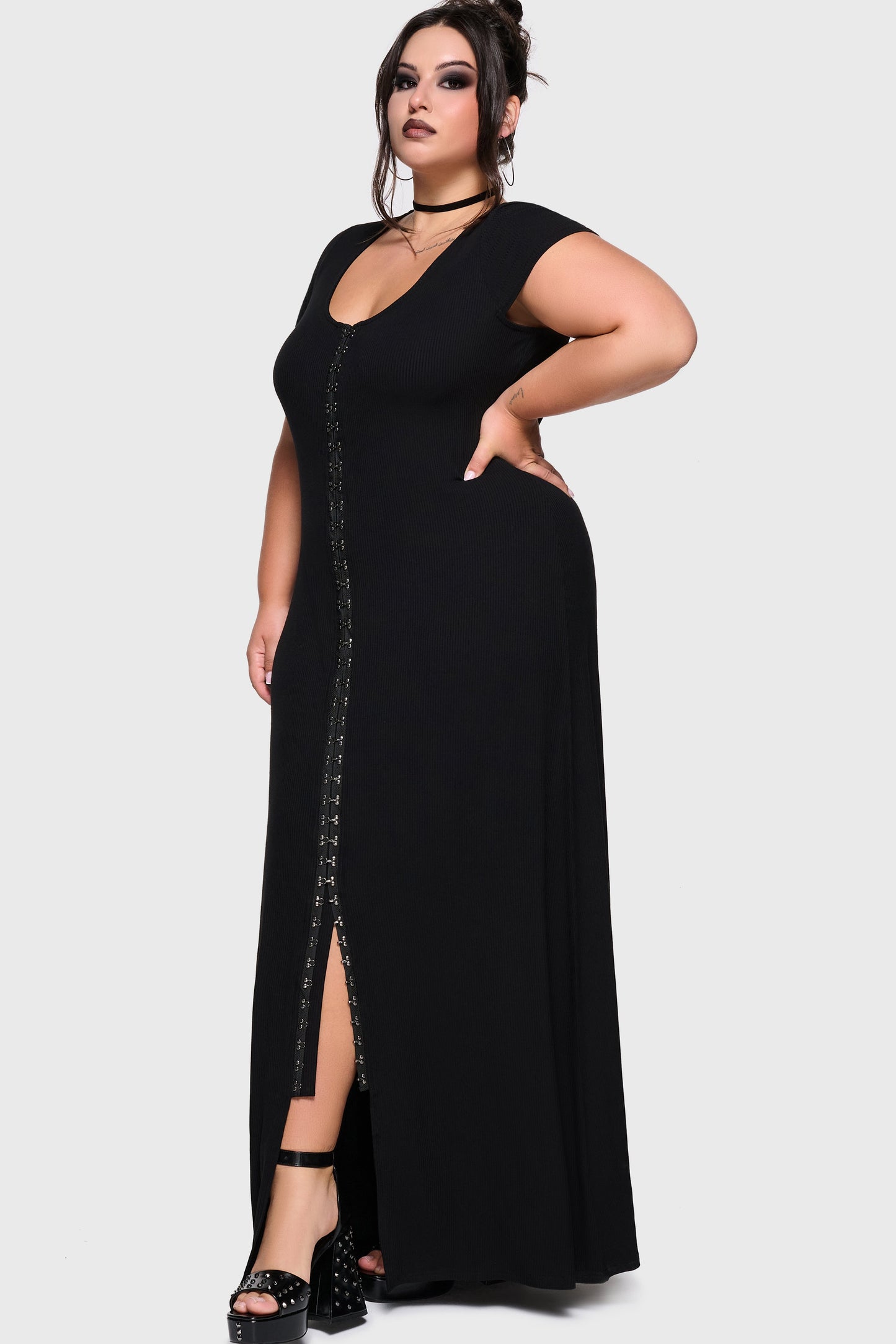 Chapel Blessing Hook & Eye Maxi Dress