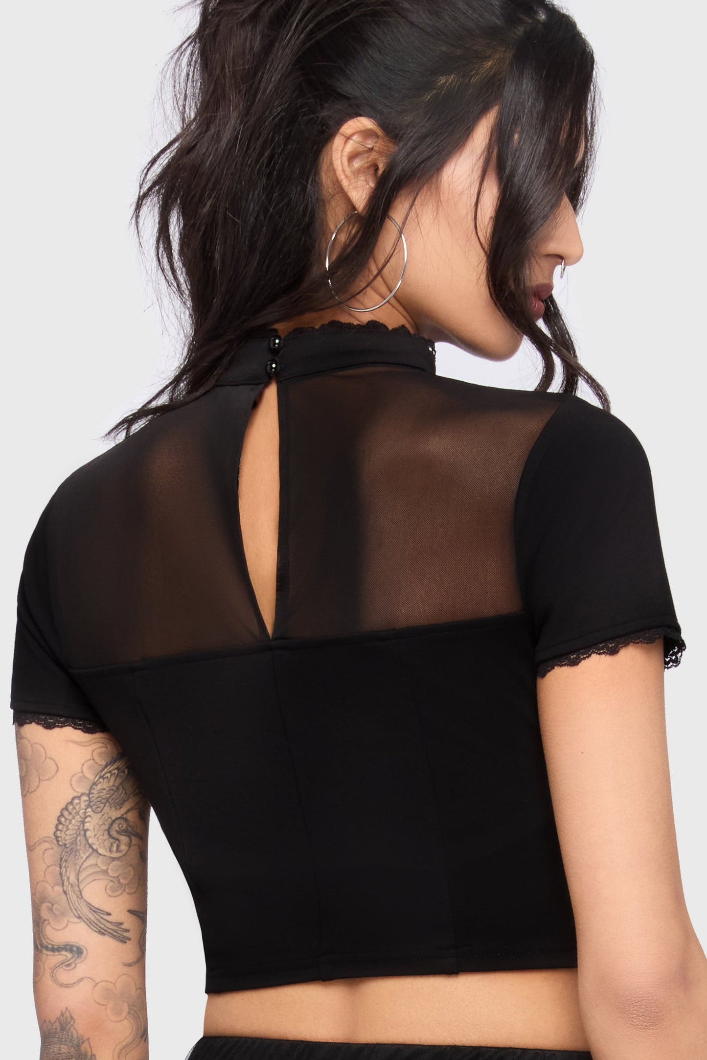 Chapel Blessing Lace Trim Top