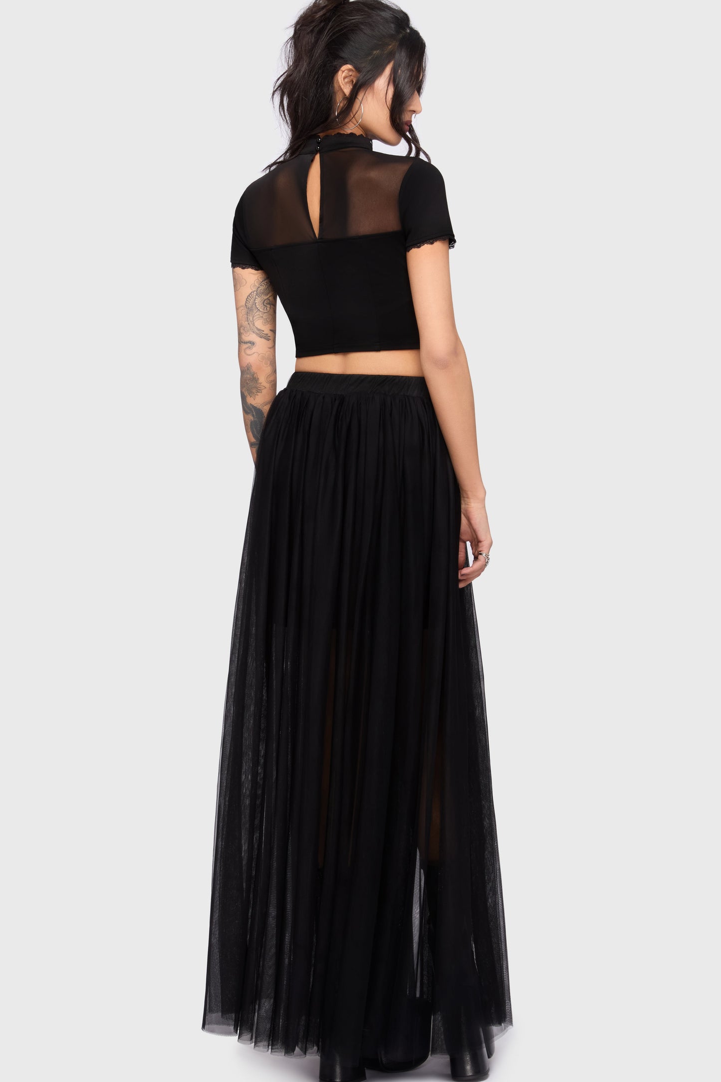 Chapel Blessing Lace Trim Top