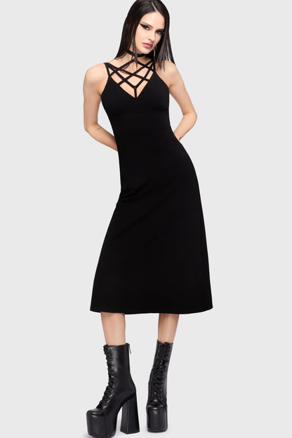 Chapel Blessing Strap Midi Dress