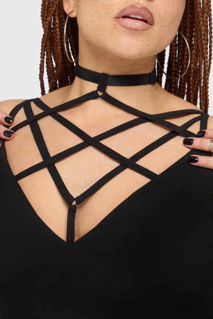 Chapel Blessing Strap Midi Dress
