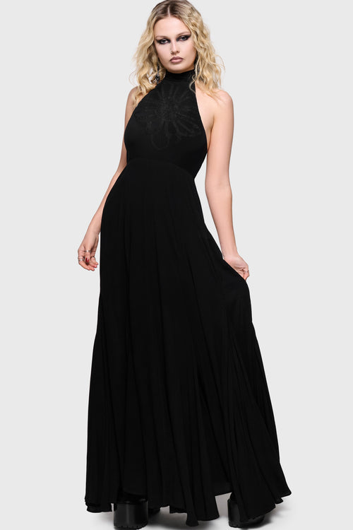 Chapel Blessing Tie Back Maxi Dress