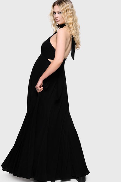 Chapel Blessing Tie Back Maxi Dress