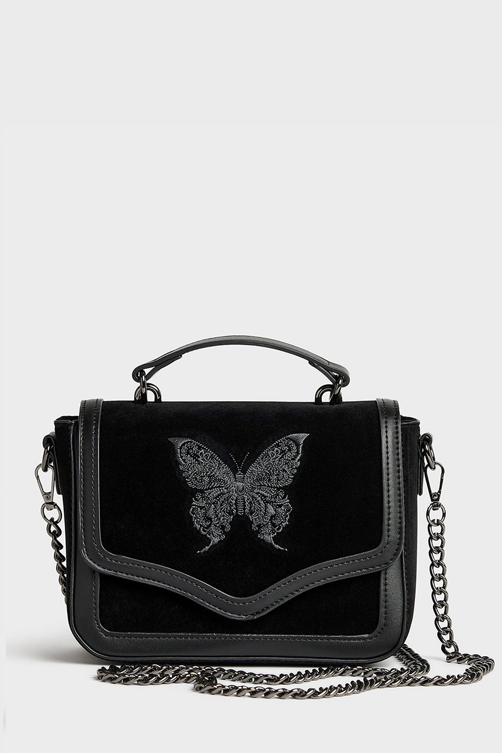 Chapel Blessing Velvet Shoulder Bag