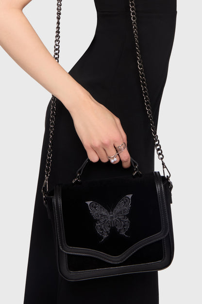 Chapel Blessing Velvet Shoulder Bag