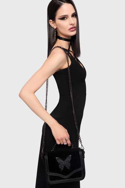 Chapel Blessing Velvet Shoulder Bag