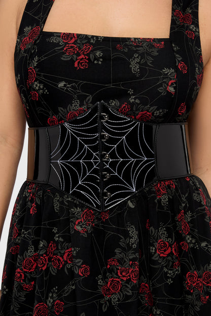 Devil's Darling Embroidered Waist Belt